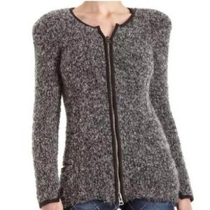 ISABEL MARANT ETOILE OCTAVIA BOUCLE ZIP JACKET